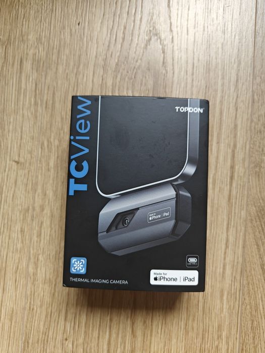 Kamera termowizyjna iPhone IOS topdon tc002c  adapter lighting