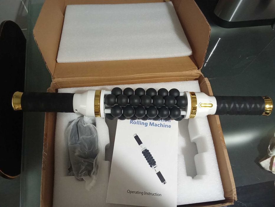Rolo de massagem elétrico , (micro- vibration )