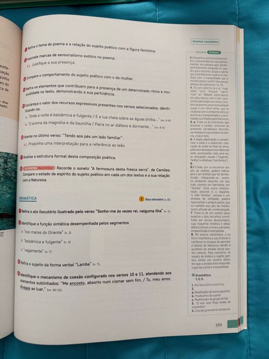 Dossier do professor de Português (Sentido) - 11° ano