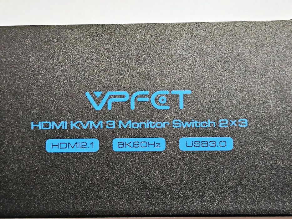Свіч HDMI KVM 3 Monitor 2x3 VPFET VP-SW231