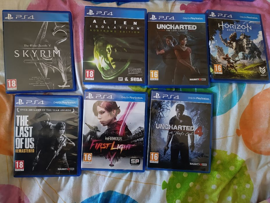 Диски Playstaion 4