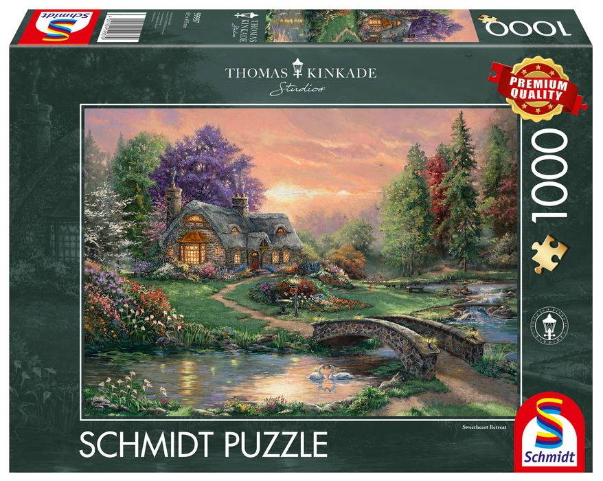 Puzzle 1000 Pq T. Kinkade Romantyczny Weekend 111100 Schmidt