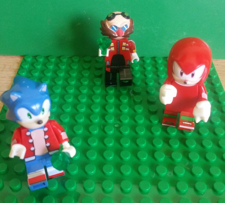 Figurki Sonic the Hegdehog ludziki klocki z gry Sega