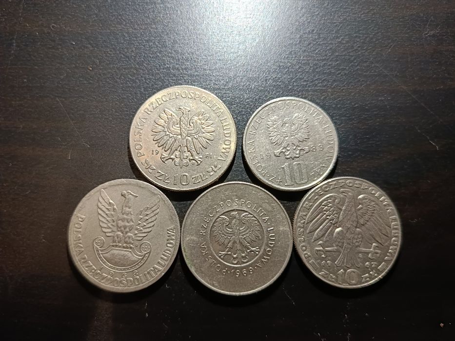Stare monety PRL w zestawach