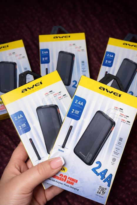 PowerBank AWEI P20K 10000mAh, 2xUSB
