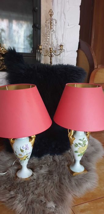 Stara duza  mosiezna masywna nafta