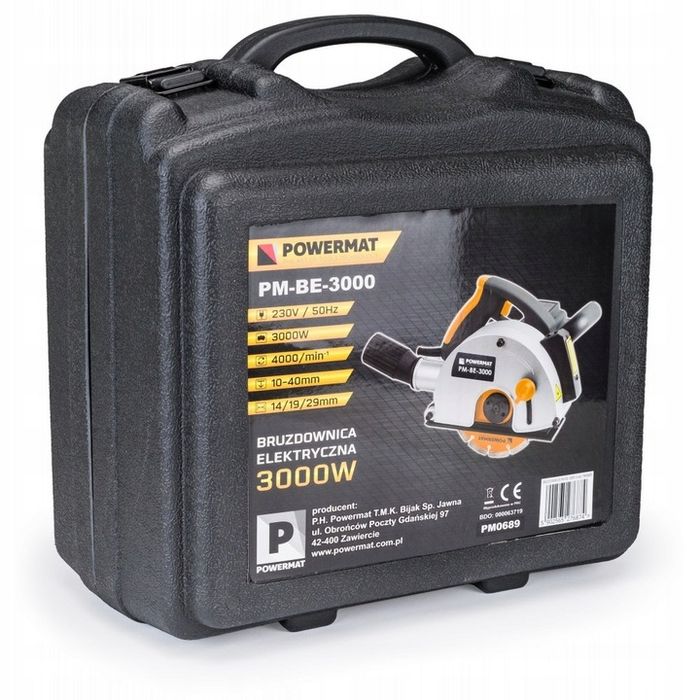 Bruzdownica Elektryczna 3100w 150mm Walizka Laser