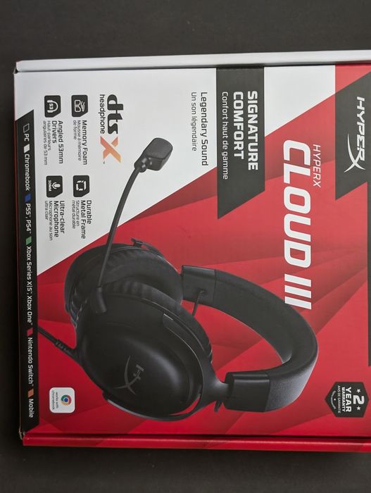 HyperX Cloud 3 Black проводные (ПИШИТЕ)