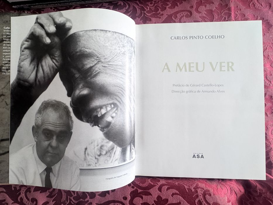 Livro de fotografias "A Meu Ver" de Carlos Pinto Coelho