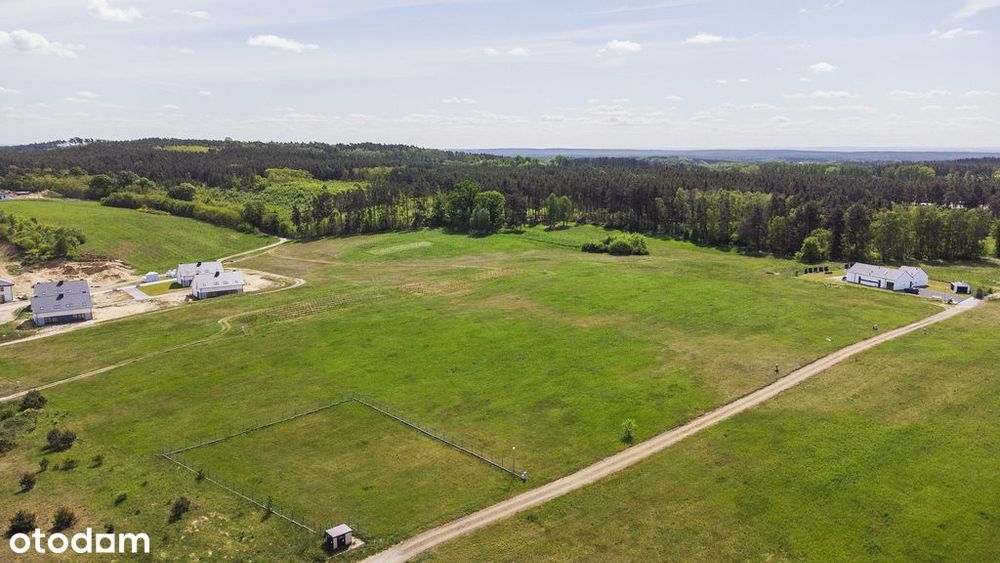 Przytok: 1275m2 pod dom. Media na działce