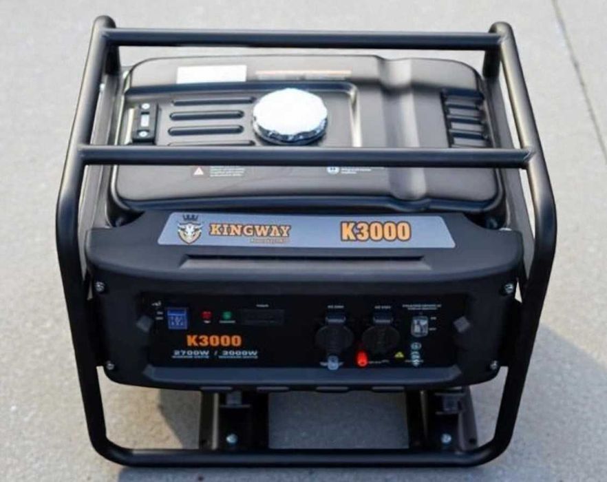 Генератор бензиновий Kingway K3000 3 кВт мідна обмотка для дому