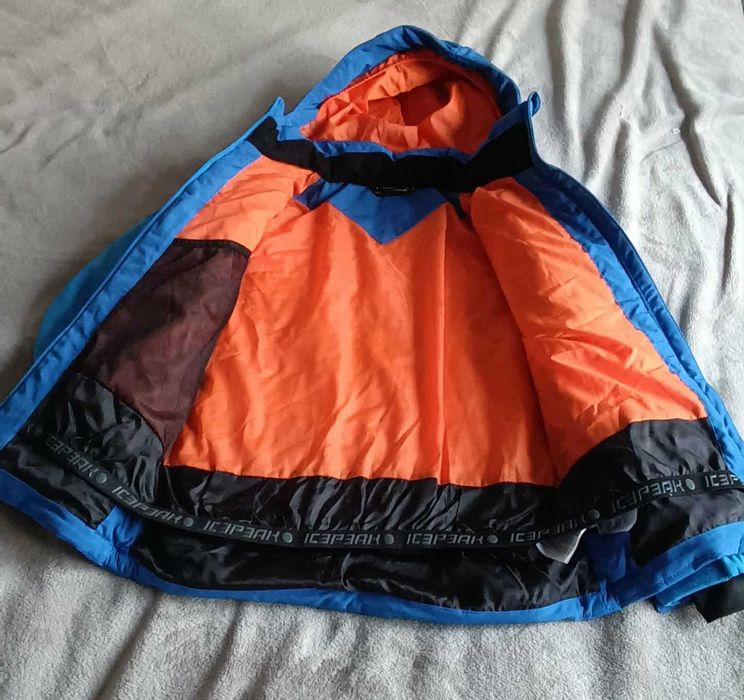 Kurtka narciarska ICEPEAK 152 niebieska
