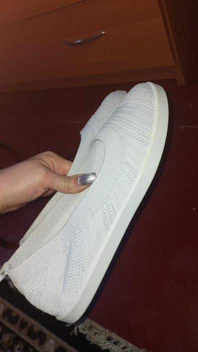 Макасы,  балетки белые