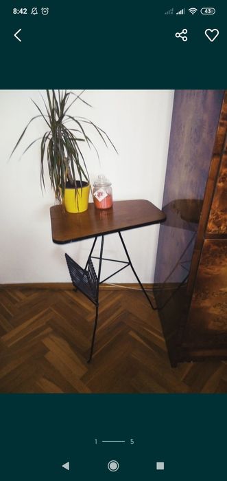 Stolik gazetnik vintage