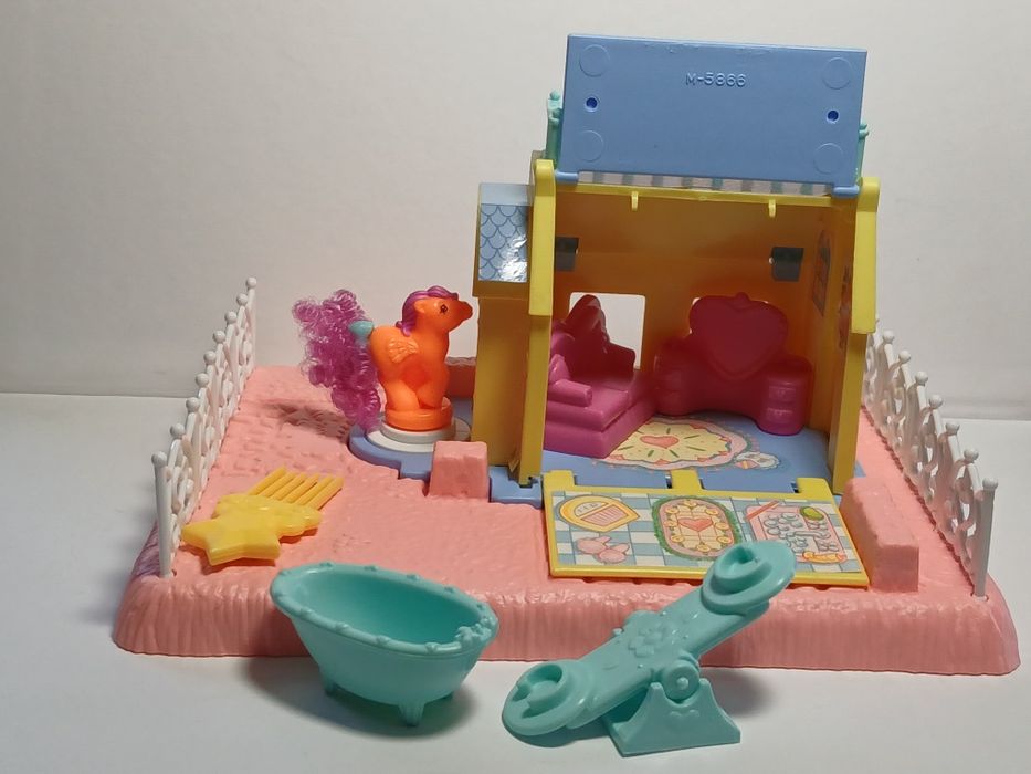 Zestaw miniaturowy domek My Little Pony 1990 rok