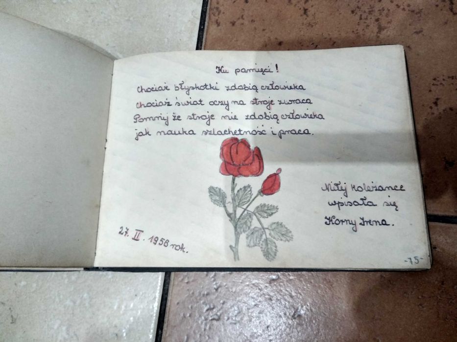 Sprzedam stare pamiętniki