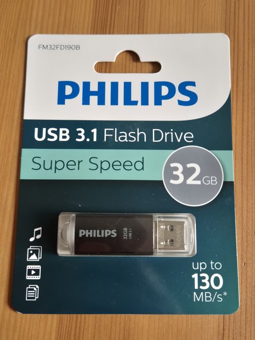 10 x PenDrive Philips 32GB Super Speed 130 MB/s