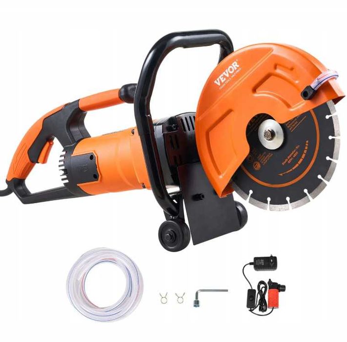 Przecinarka do betonu 230mm 2000w piła tarczowa mokro/sucho z pompą