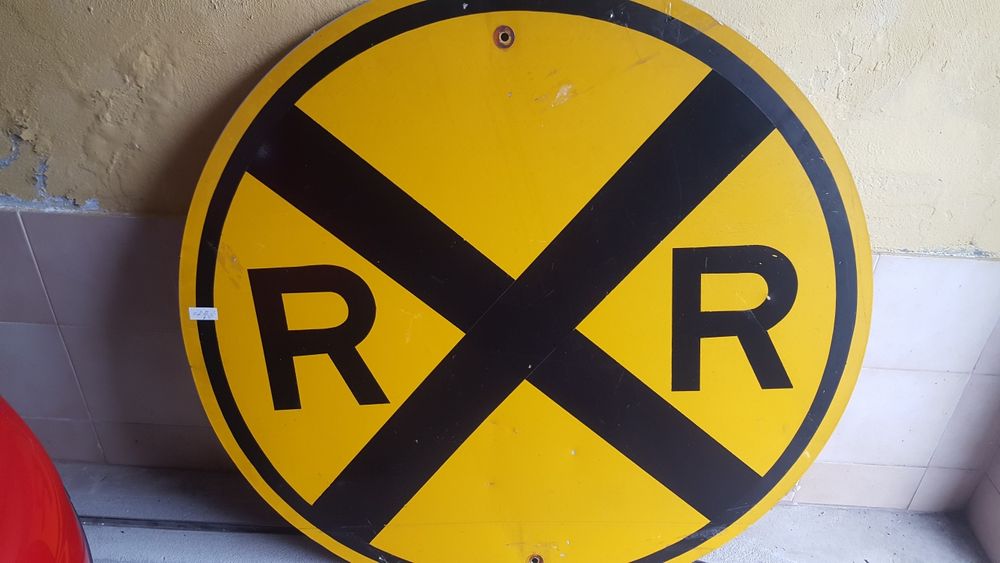 Sinal Vintage ferroviário USA