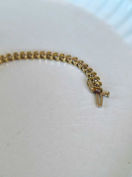 Bransoletka Tenisowa z diamentami 1,47 CT / certyfikat