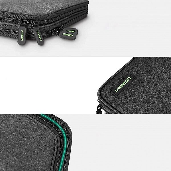 Ugreen etui pudełko na dysk twardy HDD SSD telefon kable akcesoria 24,