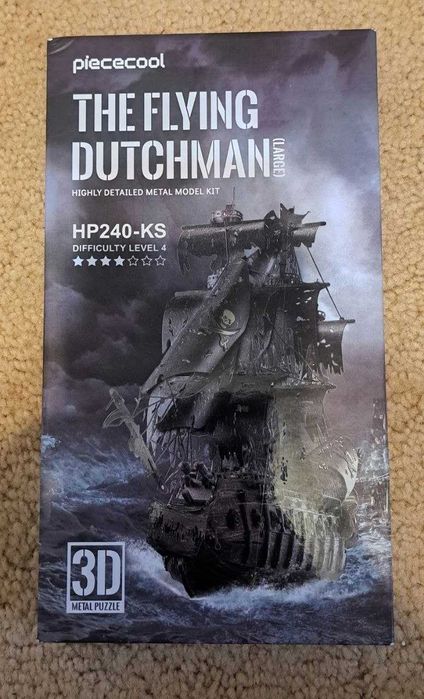 металевий 3D пазл Piececool Літючий Голландець (HP240-KS)