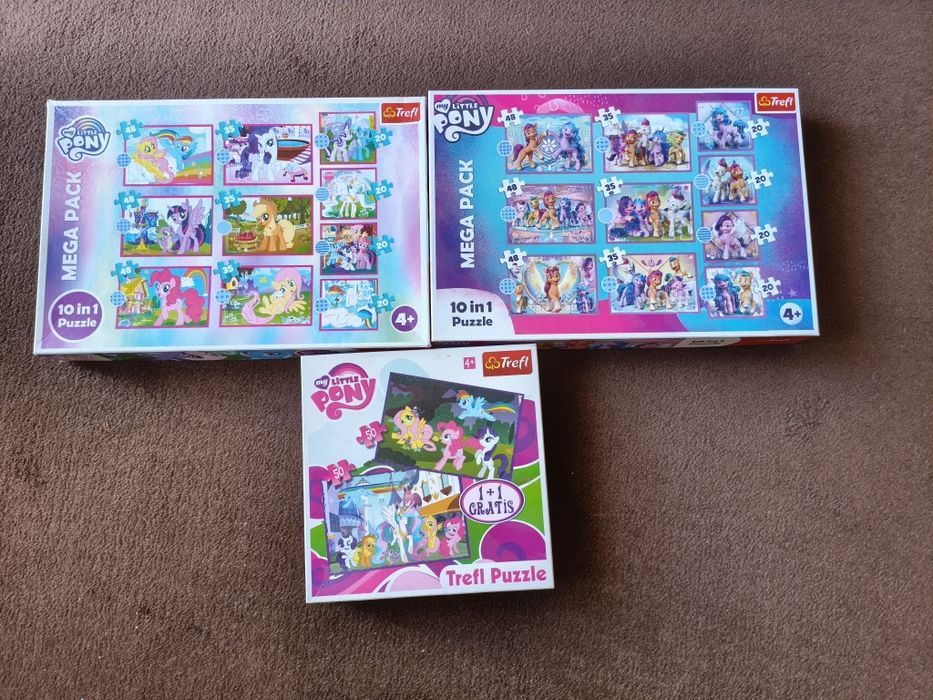 My little pony puzzle 3 zestawy