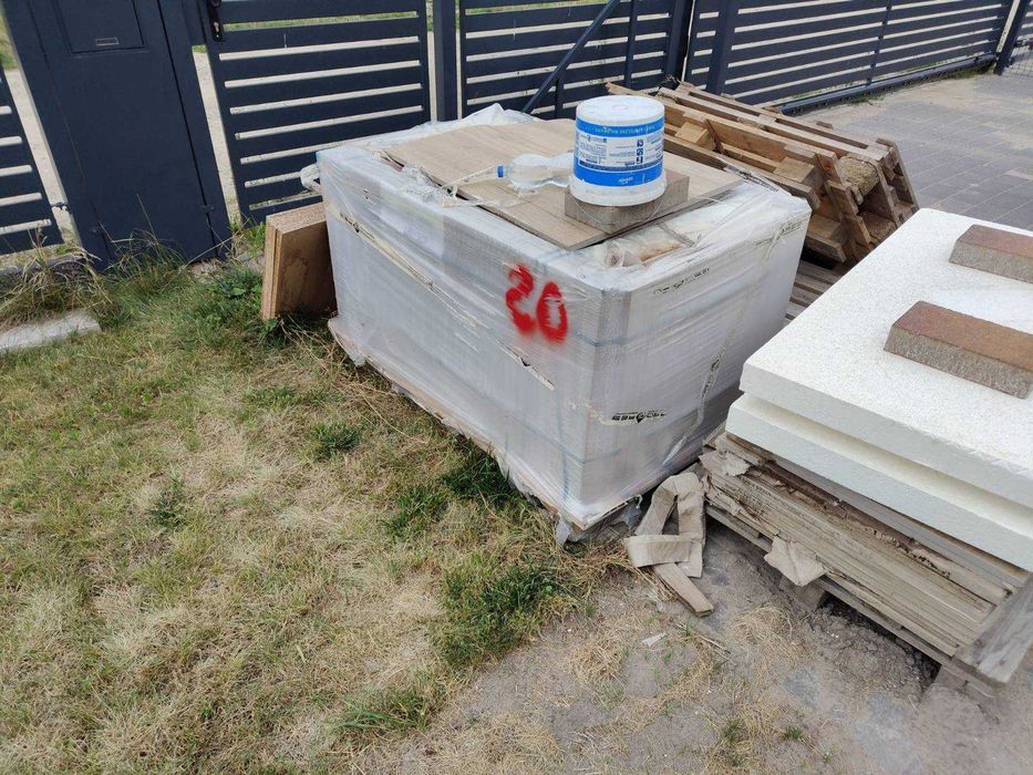 Płytki tarasowe gresowe drewnopodobne Suomi Cream 60×120×2 cm – 32 szt. / 23,04 m²