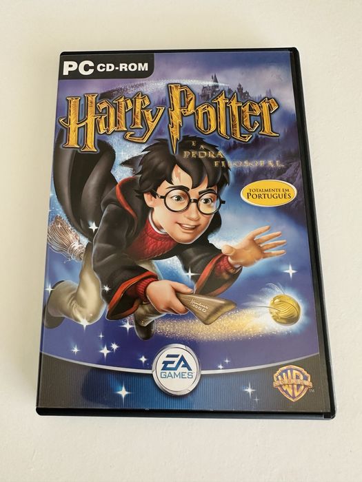 Jogo PC CD Harry Potter e a Pedra Filosofal como novo com manual