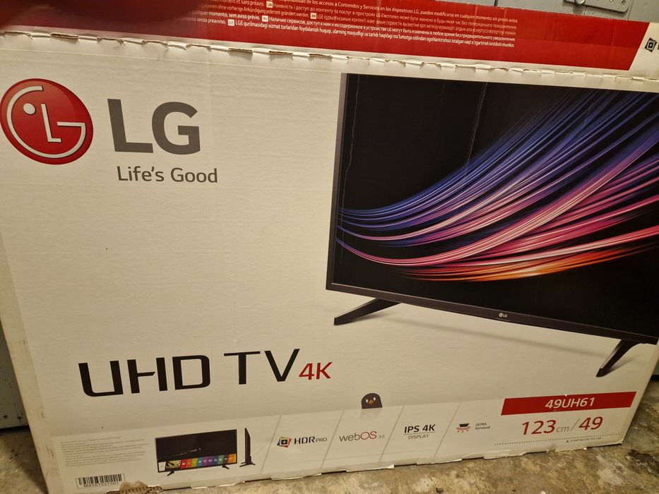 Telewizor LG 49uh610v 4K SMART TV DVB-T2 WiFi