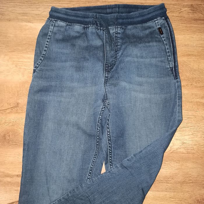 Spodnie joggersy jeansowe H&M rozm.158- 164