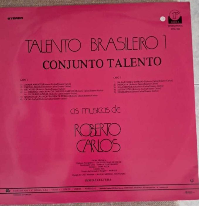 Disco Vinil LP Roberto Carlos