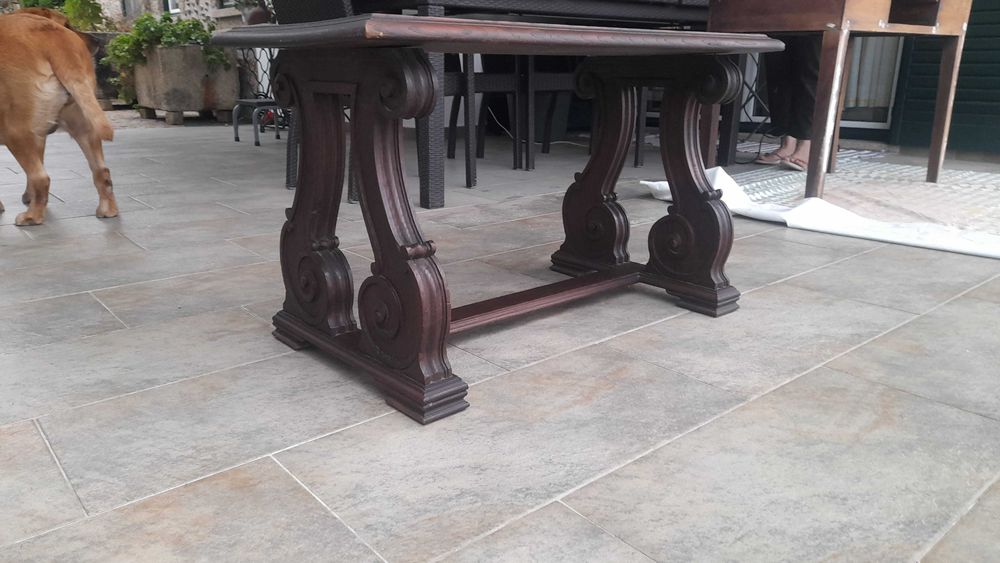 Mesa de centro sala em Carvalho