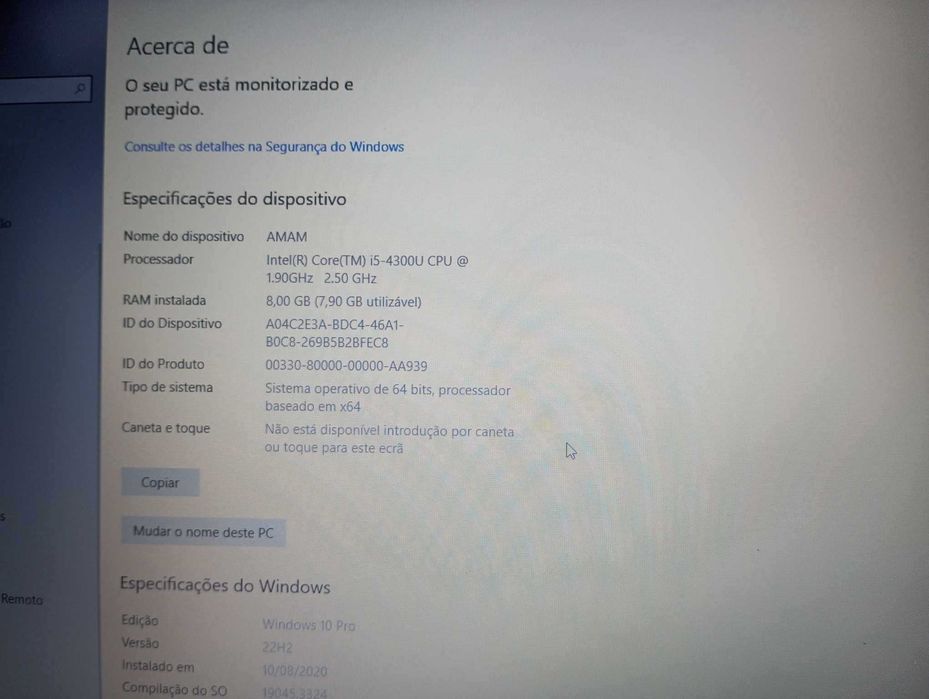 HP elite book 840 i5 - 4300 U