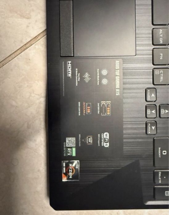Asus TUF A15 FA506IC-R54A35PB2 15.6'' AMD Ryzen 5 4600H 8GB-512GB SSD