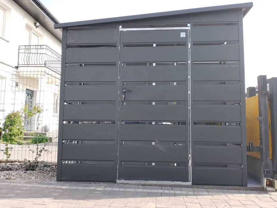 Wiata Śmietnikowa Panelowa 4x1 Okazja