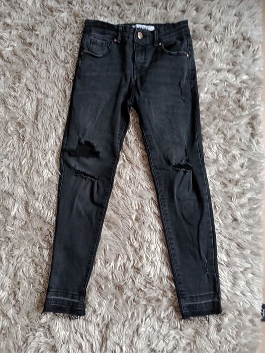 spodnie jeansy  dziewczęce 140  skinny rurki Denim Co