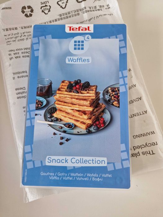 Płyty Tefal Snack Collection do gofrów