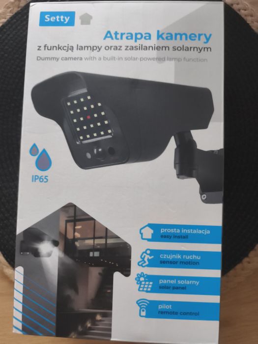 Setty atrapa kamery funcja lampy nowa