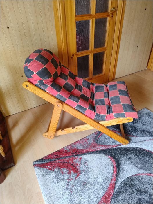 Fotel ogrodowy z poducha