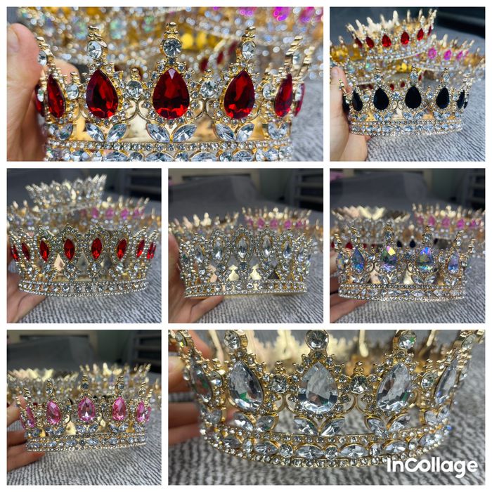 Корона на торт. Металева корона. Діадема на свято.