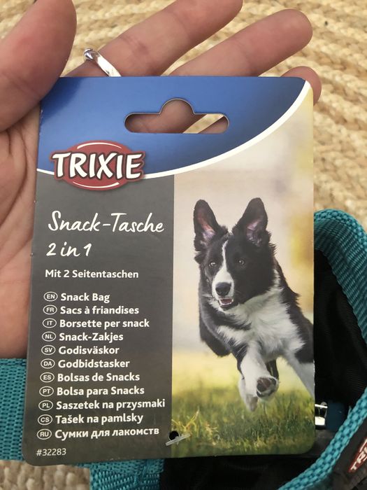 Dispensador de sacos cao e comida 2 em 1