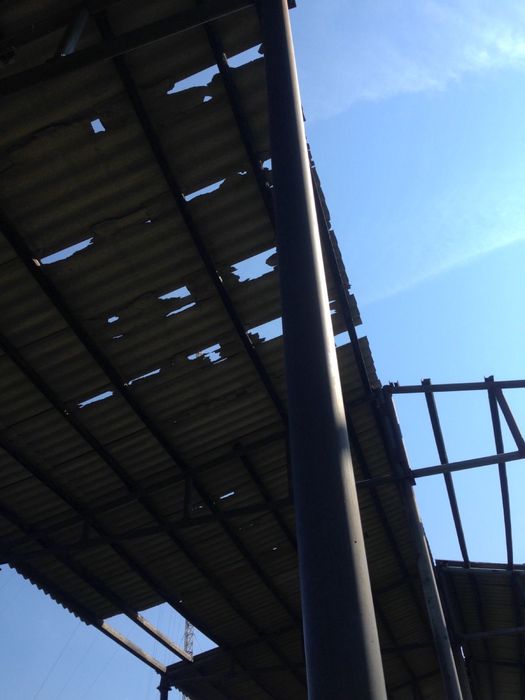 Ангар металевий оцинкований: розмір 360 кв.м. розібраний , без обшивки