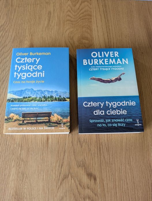Książka Cztery tysiące tygodni + cztery tygodnie dla ciebie Oliver Burkeman KOMPLET