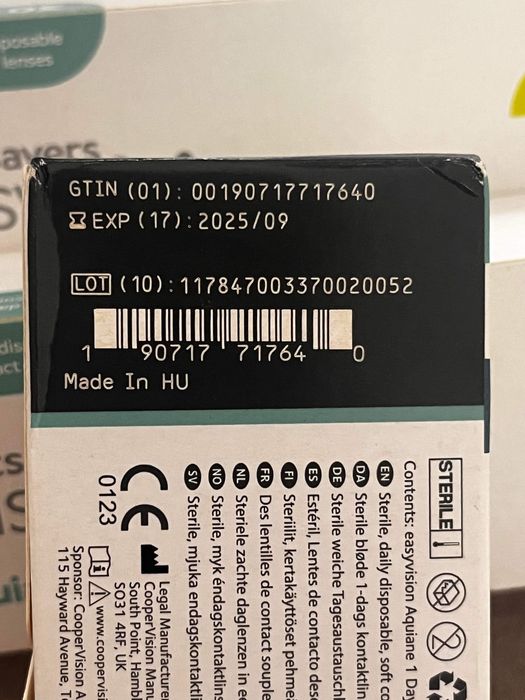 Soczewki Jednodniowe Easyvision -0.5 120 sztuk