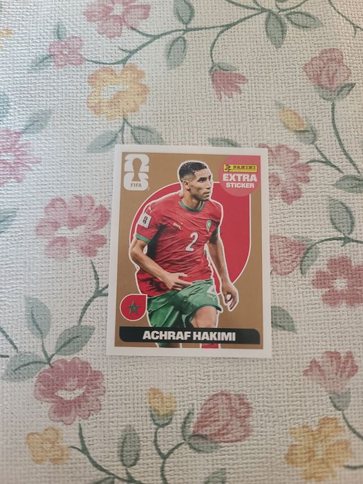 Extra sticker ouro hakimi 2026