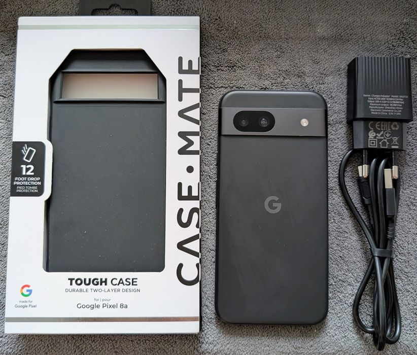 Google pixel 8a•8/128Gb•120Hz•Black•17 android•eSim•Neverlock•UNLOCKED!!