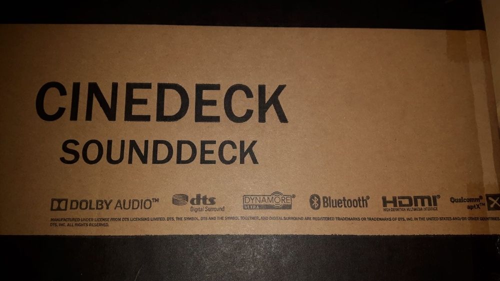 Teufel Cinedeck Soundbar с встроенной Subwoofer системой
