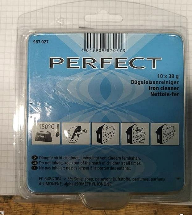 Sztyft do czyszczenia żelazek domowych i przemysłowych