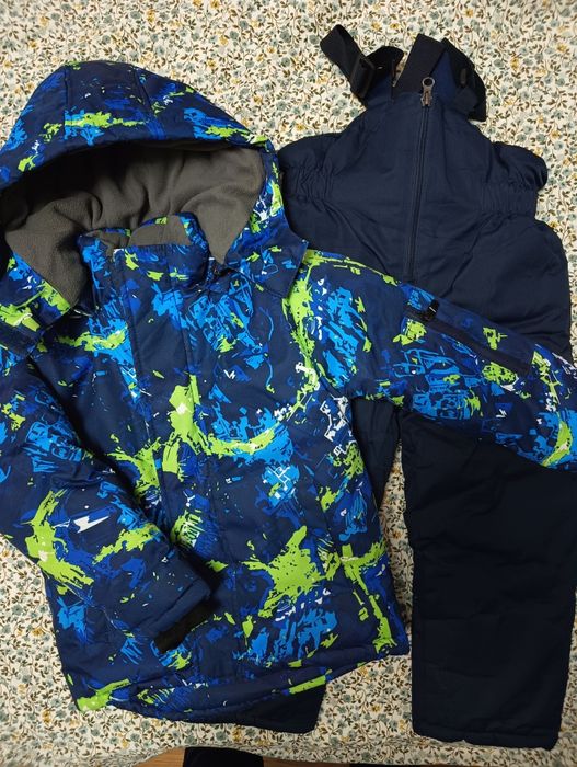 Komplet zimowy narty kurtka spodnie 104